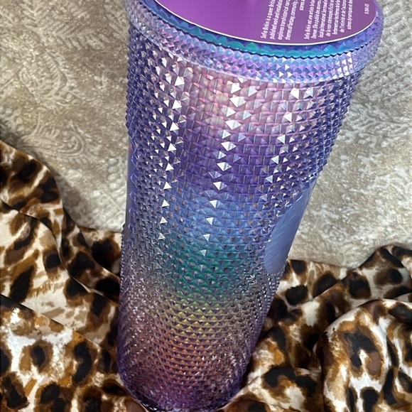 Brand New Starbucks x Sofie Birkin Iridescent Rainbow Studded 24oz Venti Tumbler - Picture 7 of 16